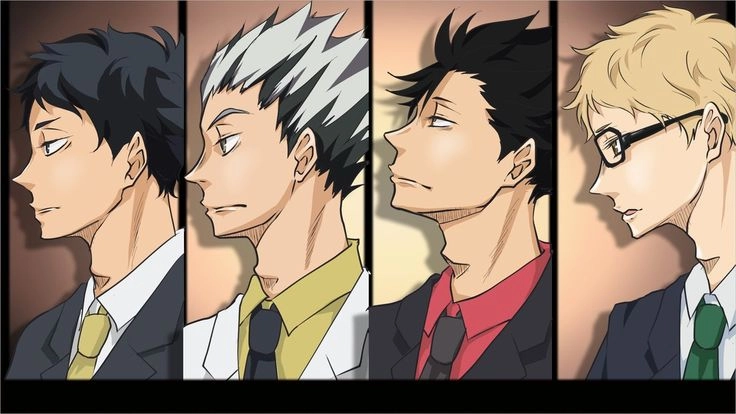 Tsukishima X Kuroo X Bokuto X Akaashi sự kết hợp giữa chiến thuật, sức mạnh và tinh thần thép