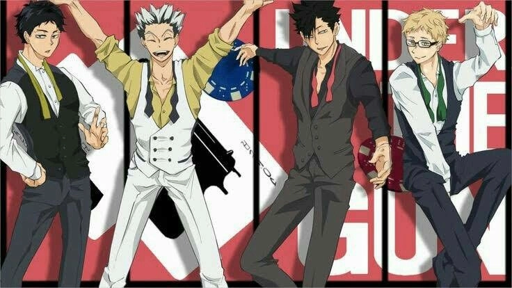 Tsukishima Kuroo Bokuto Akaashi khi sự thông minh và sức mạnh hội tụ trên sân đấu