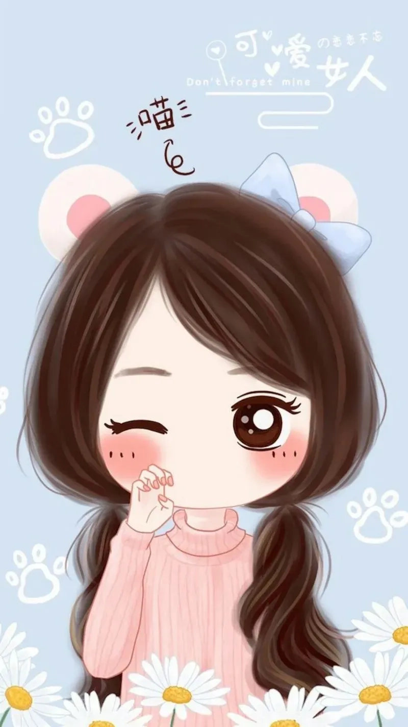 Bộ avatar chibi cute hình ảnh cute cực chất