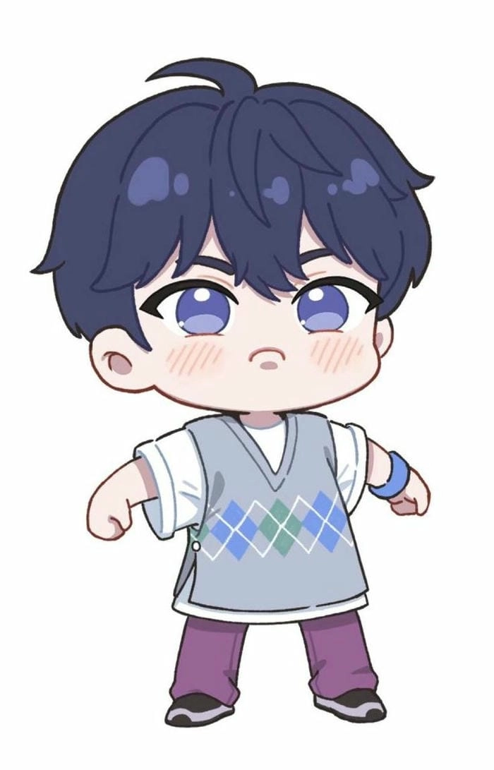 Ngắm ảnh nam cute chibi siêu chibi dễ thương