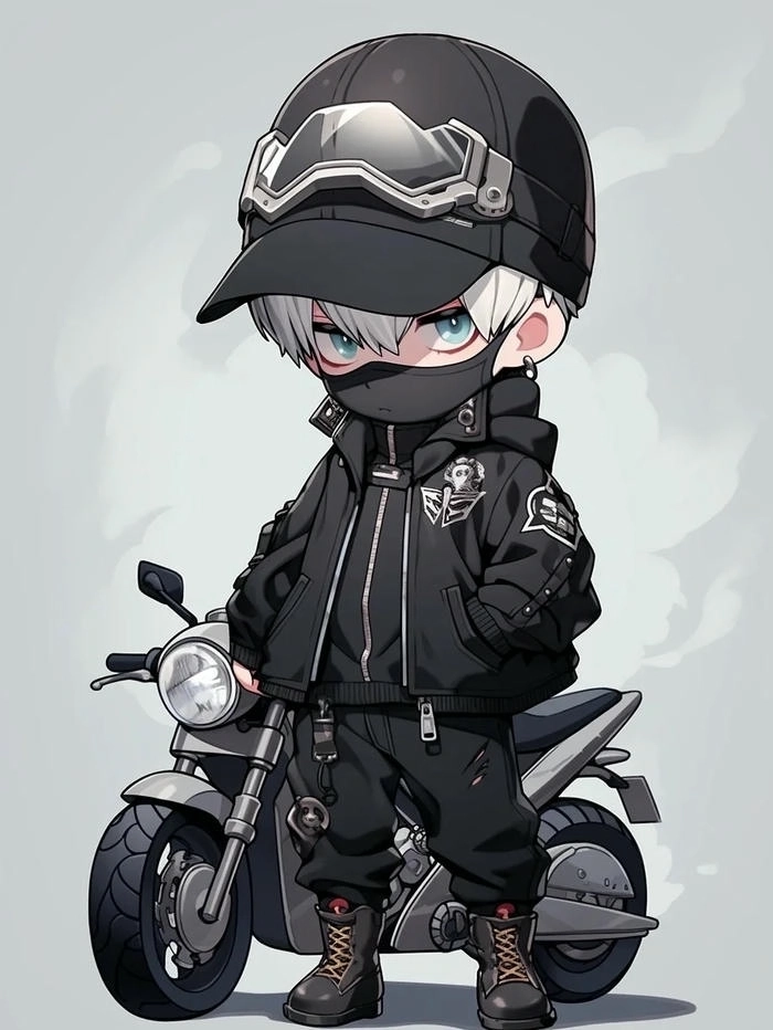 Thể hiện phong cách cool với lạnh lùng avatar cute anime chibi boy