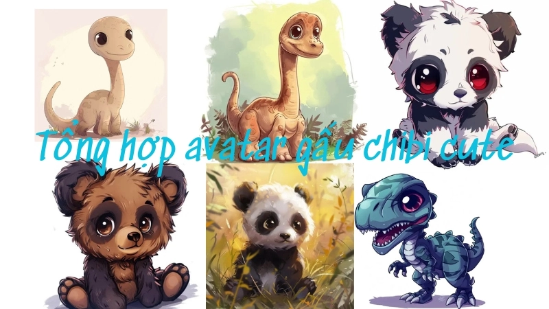 Avatar gấu chibi cute có nghĩa gì?