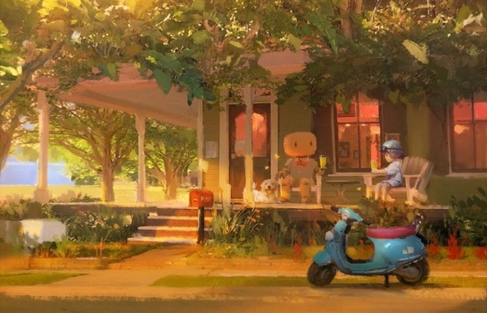 Hình avatar phong cảnh thể hiện phong cách tinh tế, nghệ thuật