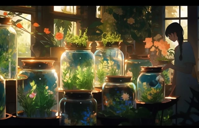 Avatar nữ phong cảnh kết hợp thiên nhiên và nét nữ tính tinh tế
