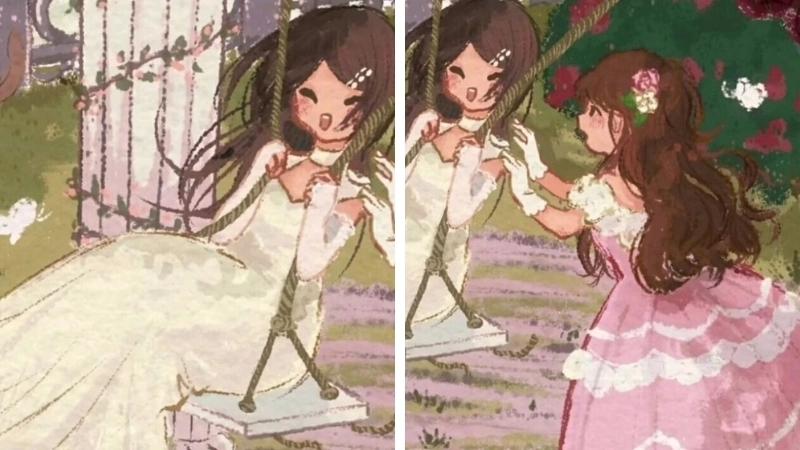 Avatar đôi cho bạn thân nữ cute, đánh dấu tình bạn với avatar siêu xinh