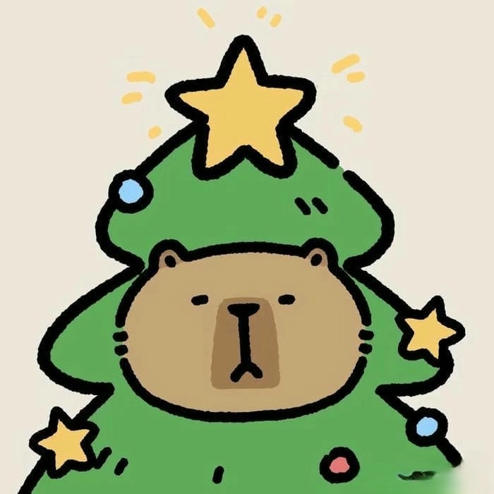 Hình nền capybara cute chibi giúp màn hình điện thoại thêm sinh động