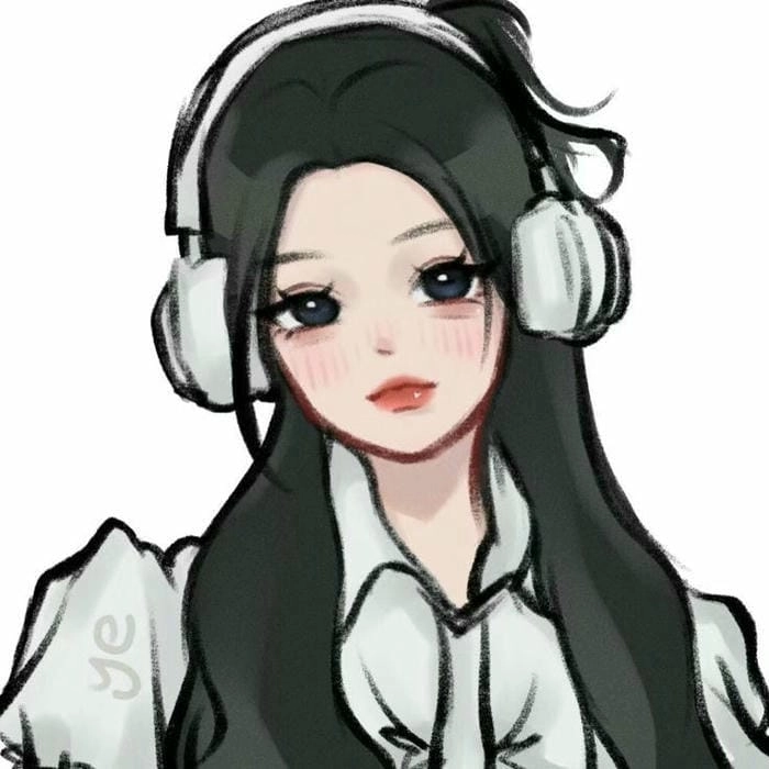Thử ngay avatar chibi nữ cute máu xanh dương cực độc đáo