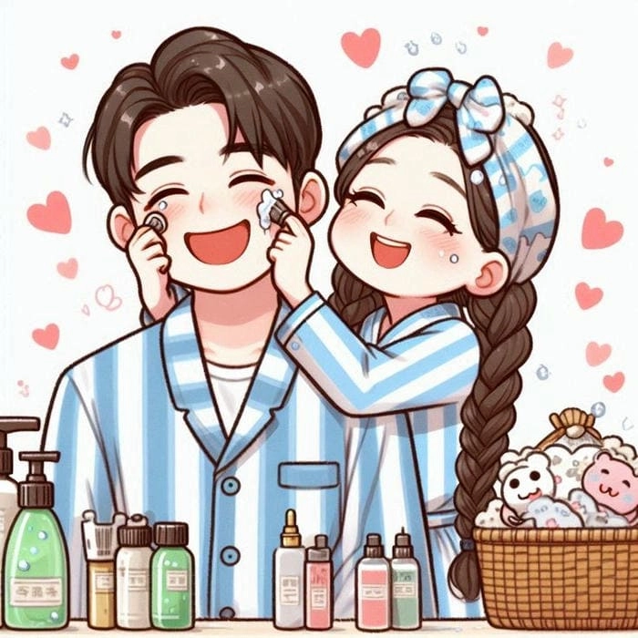 Cập nhật hình chibi cute cặp đôi hot nhất hiện nay