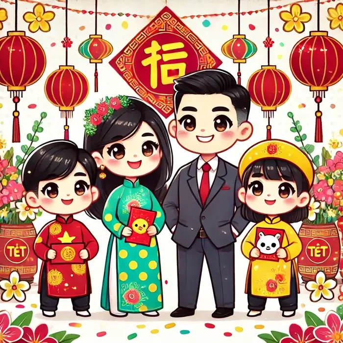 Bộ siêu tập chibi anime chibi ảnh tết nổi bật