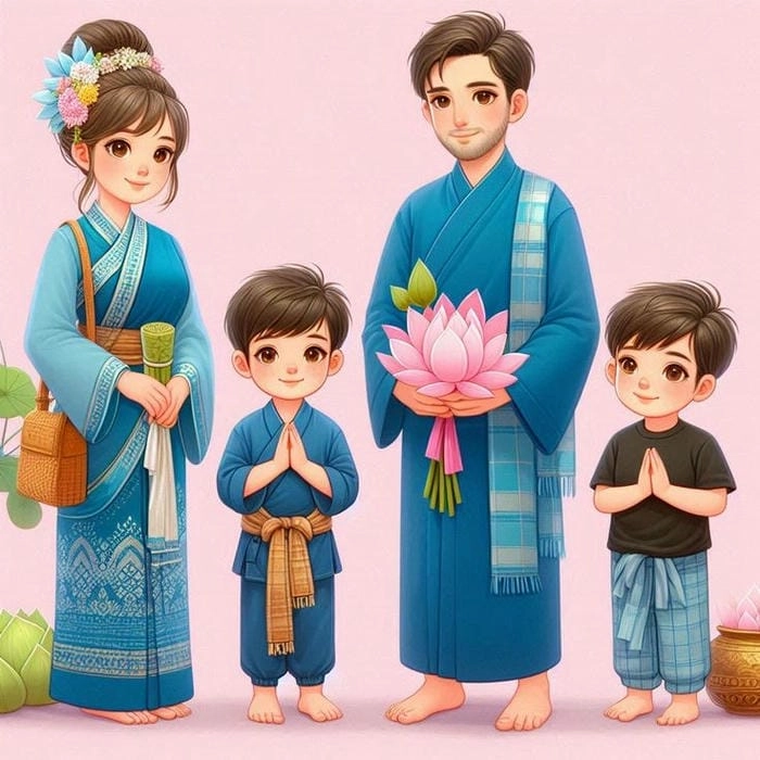 Xem ngay hình ảnh gia đình chibi cute hot trend