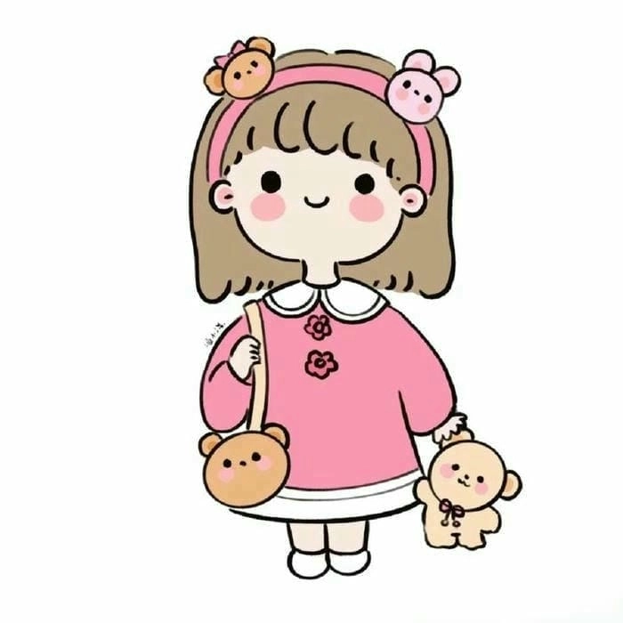 Tuyển chọn ảnh chibi nữ cute với phong cách dễ thương