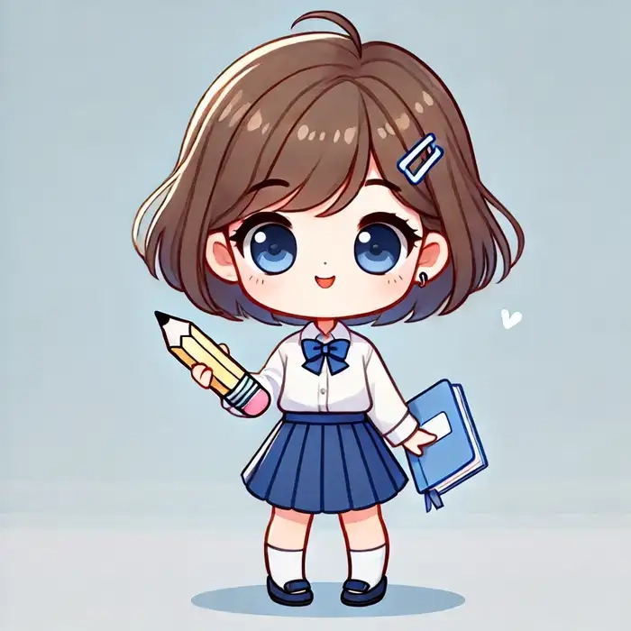 Đổi mới với hình nền chibi nữ cute siêu dễ thương
