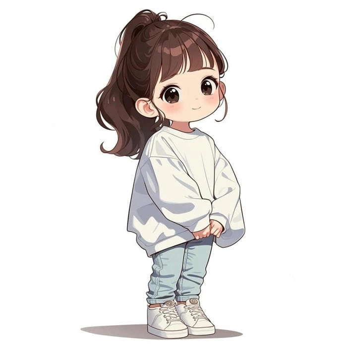 Khám phá hình ảnh chibi nữ cute học sinh dễ thương nhất