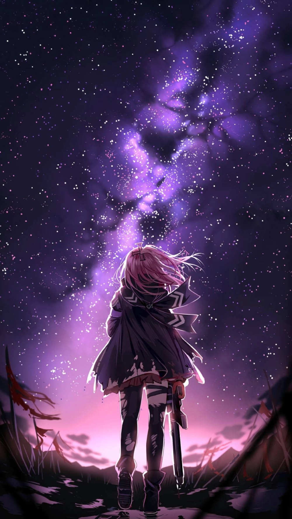 Tải ngay hình nền điện thoại anime nữ đẹp lung linh