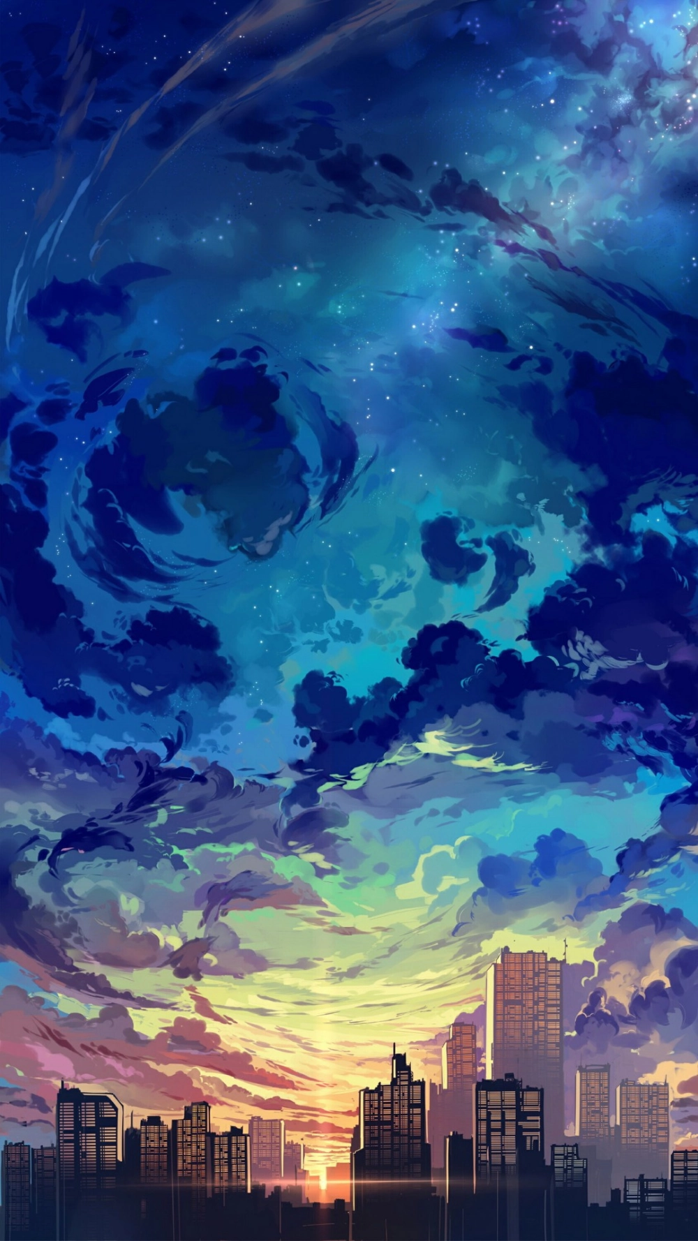 Trọn bộ hình nền điện thoại anime phong cảnh yên bình, cuốn hút
