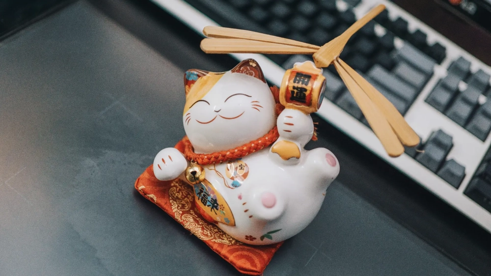 Mèo thần tài hình nền đẹp, phù hợp cho mọi thiết bị