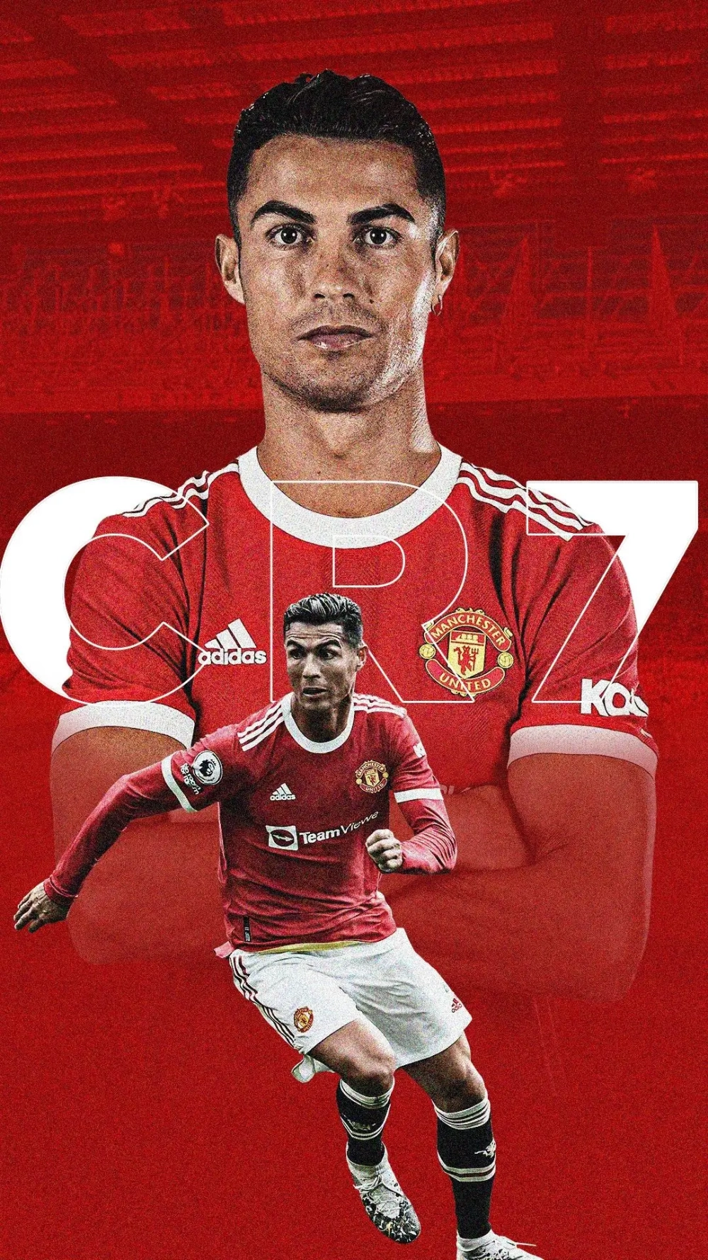Đỉnh cao cùng hình nền Ronaldo MU cực chất cho fan Quỷ Đỏ