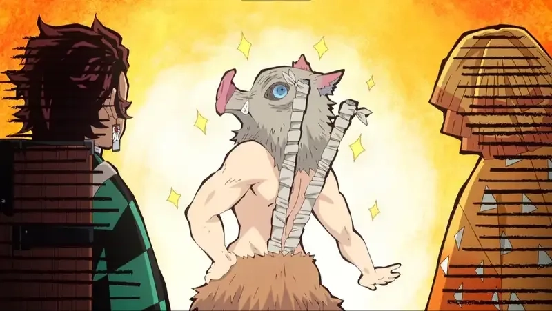 Inosuke anime hình tượng hoang dã nhưng đầy thú vị