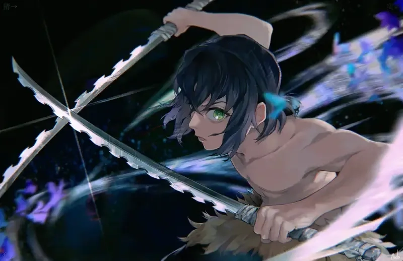 Demon Slayer Inosuke chiến binh mạnh mẽ với tinh thần bất khuất