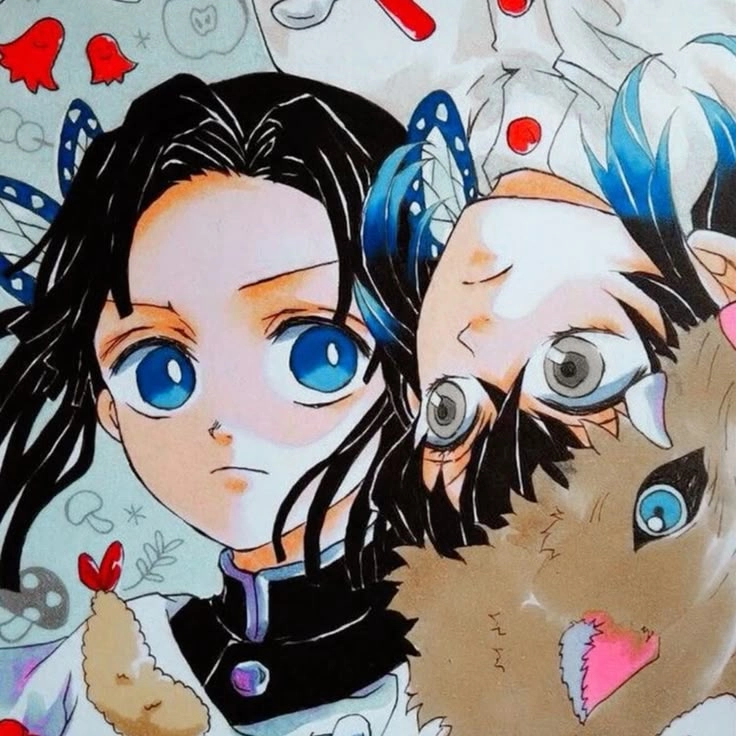 Aoi x Inosuke câu chuyện thú vị giữa cô gái y thuật và chiến binh hoang dã