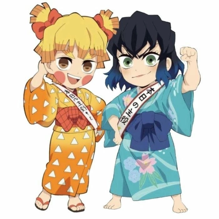 Hình ảnh hashibira inosuke chibi chuẩn thần thái nhân vật