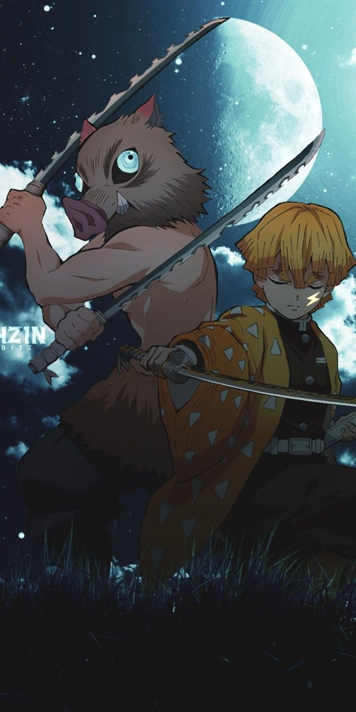 Inosuke and Zenitsu từ đối thủ đến đồng đội không thể thiếu nhau