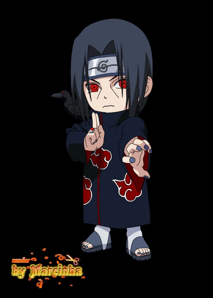 Itachi Uchiha Chibi hình tượng nhỏ bé nhưng vẫn mang khí chất bá vương
