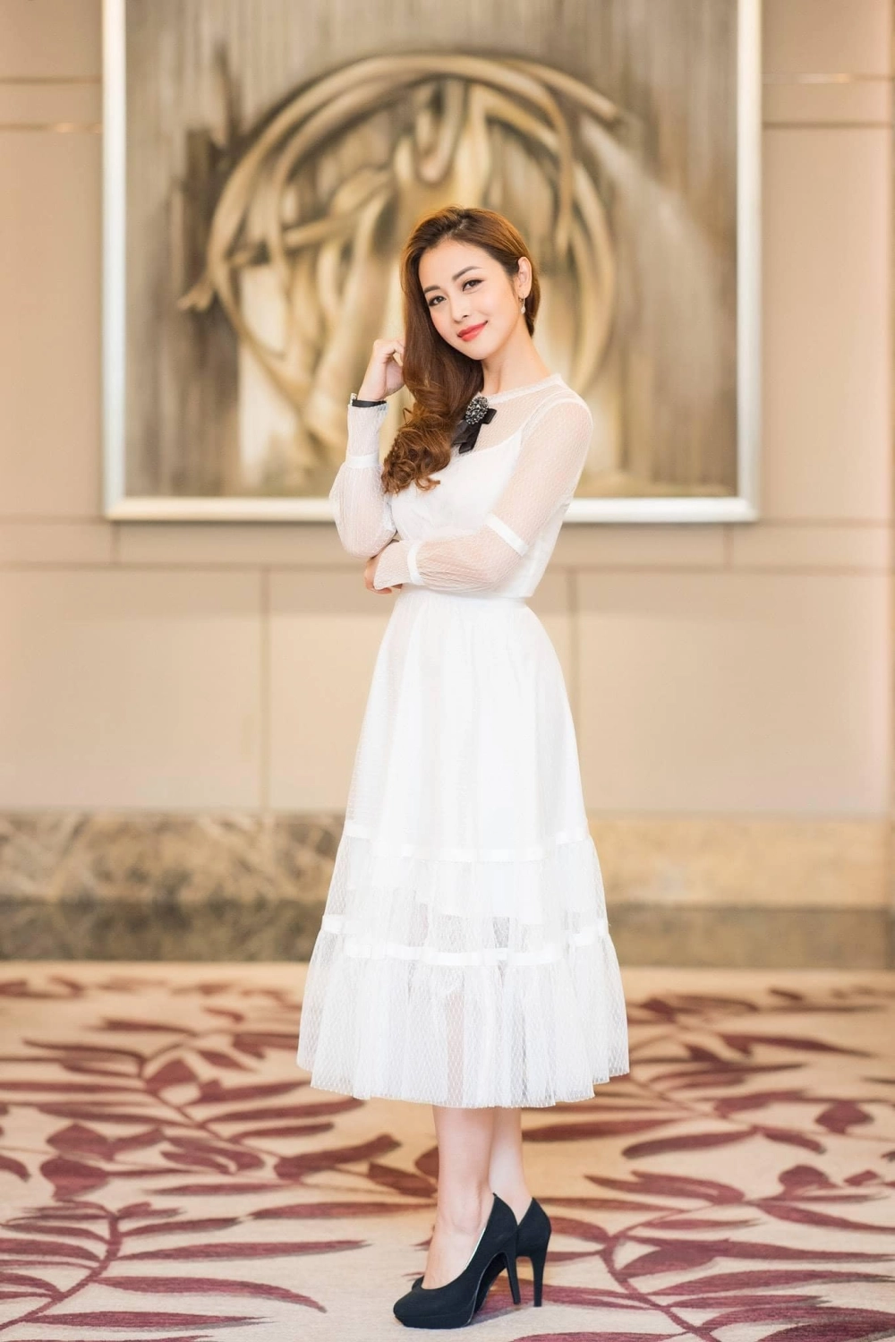 Nhan sắc ngọt ngào và quyến rũ của Jeanette Pham