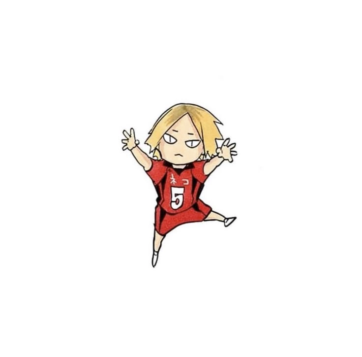 Kenma Chibi phiên bản nhỏ nhắn nhưng vẫn giữ nét trầm lặng đáng yêu