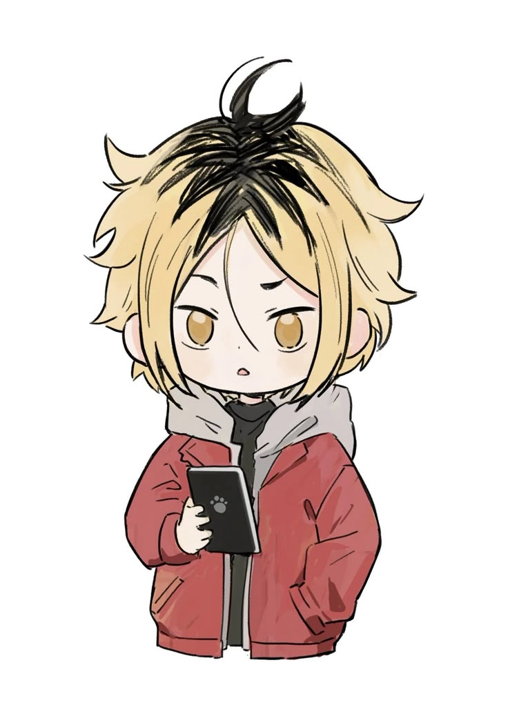 Chibi Kenma khi chuyền hai thiên tài trở nên siêu dễ thương