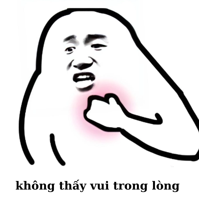 Một chút tâm trạng với meme không thấy vui trong lòng