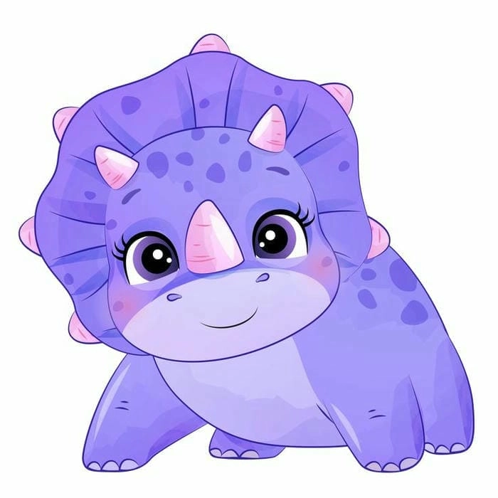 Bộ sưu tập khủng long chibi cute siêu dễ thương