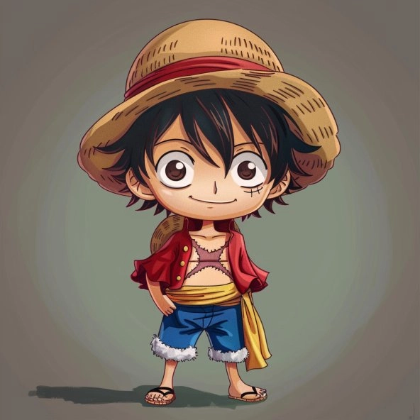 Tổng hợp ảnh luffy chibi cute đáng yêu