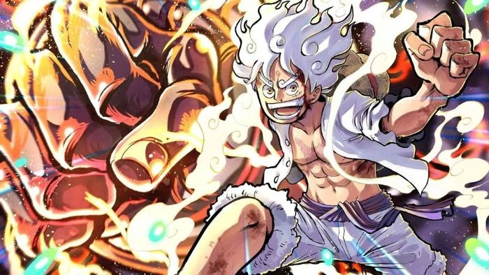Vẽ Luffy Gear 5 cực ngầu đầy khí chất