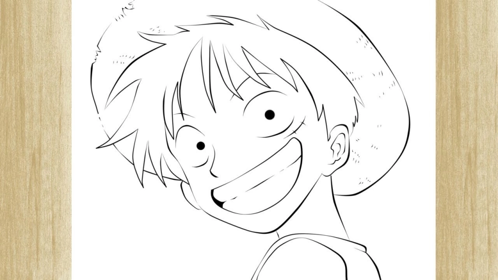 Draw Luffy với thần thái đầy khí chất