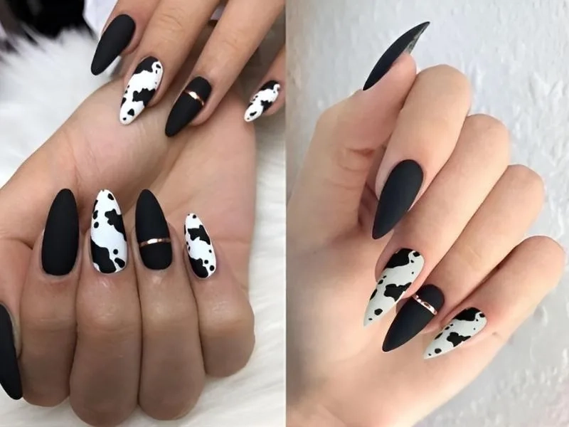 Nail nhọn đen đầy bí ẩn và quyến rũ