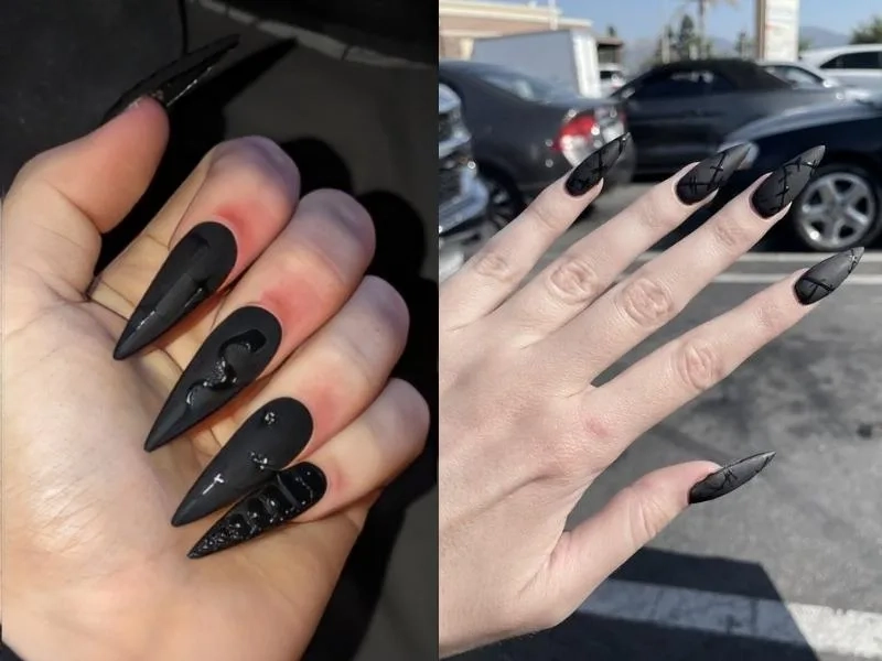 Nail đen nhọn cực chất, nàng đã thử qua chưa