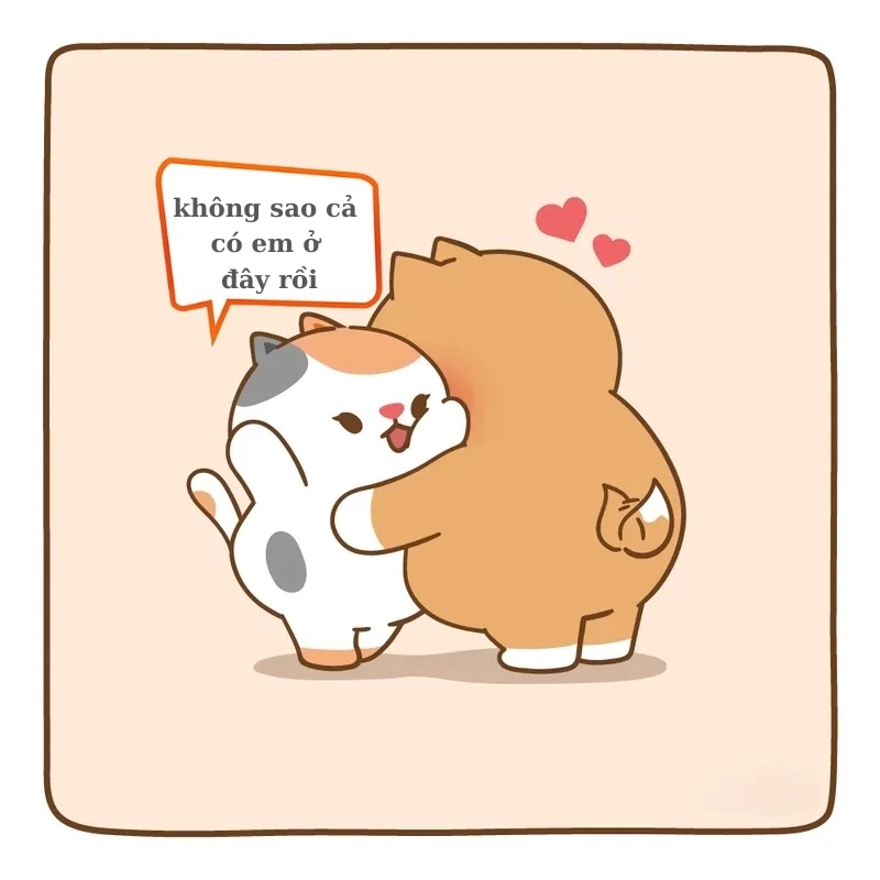 Một cái ôm từ meme an ủi người yêu nè