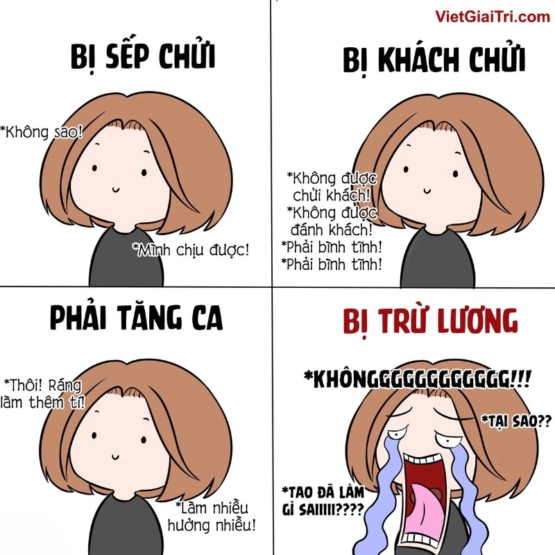 Meme không chửi khách nhưng thái độ thì miễn bàn, quá hài