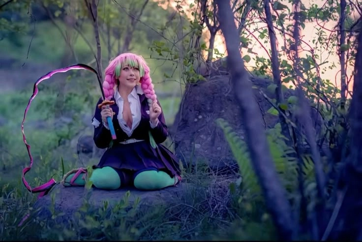 Cosplay Mitsuri sexy quyến rũ đầy mê hoặc