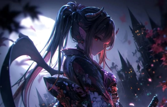 Hình ảnh avatar cá tính nữ anime thể hiện phong cách mạnh mẽHình ảnh avatar cá tính nữ anime thể hiện phong cách mạnh mẽ