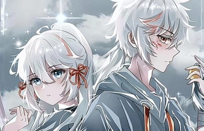 Ảnh anime đôi nam nữ ngầu thể hiện tình cảm cá tính