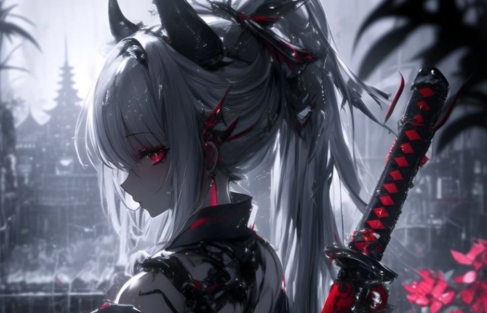 Avatar ảnh anime ngầu nữ phù hợp với người cá tính