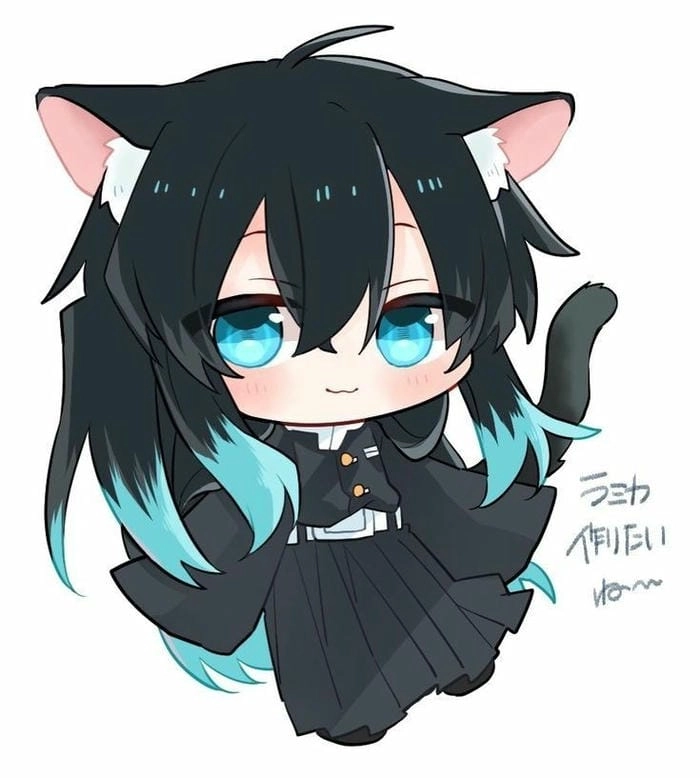 Bản vẽ hà trụ muichirou chibi cực đẹp