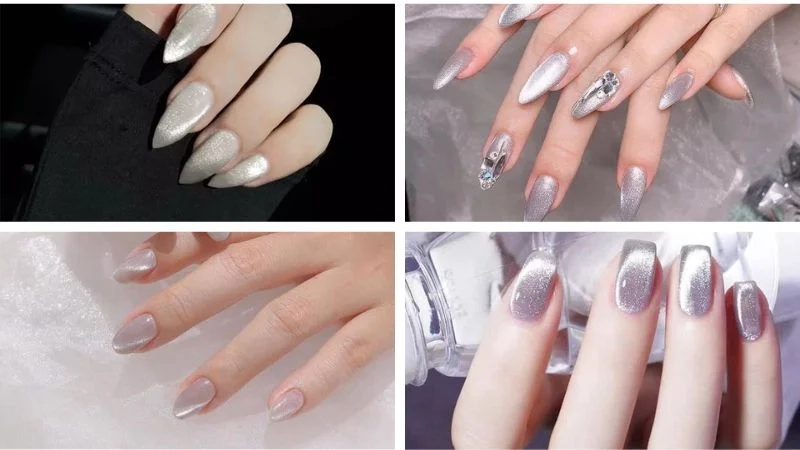 Các mẫu nail mắt mèo kim cương mang lại vẻ đẹp cuốn hút