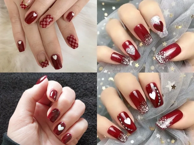 Nail màu đỏ thạch phù hợp với mọi phong cách từ cá tính đến nhẹ nhàng