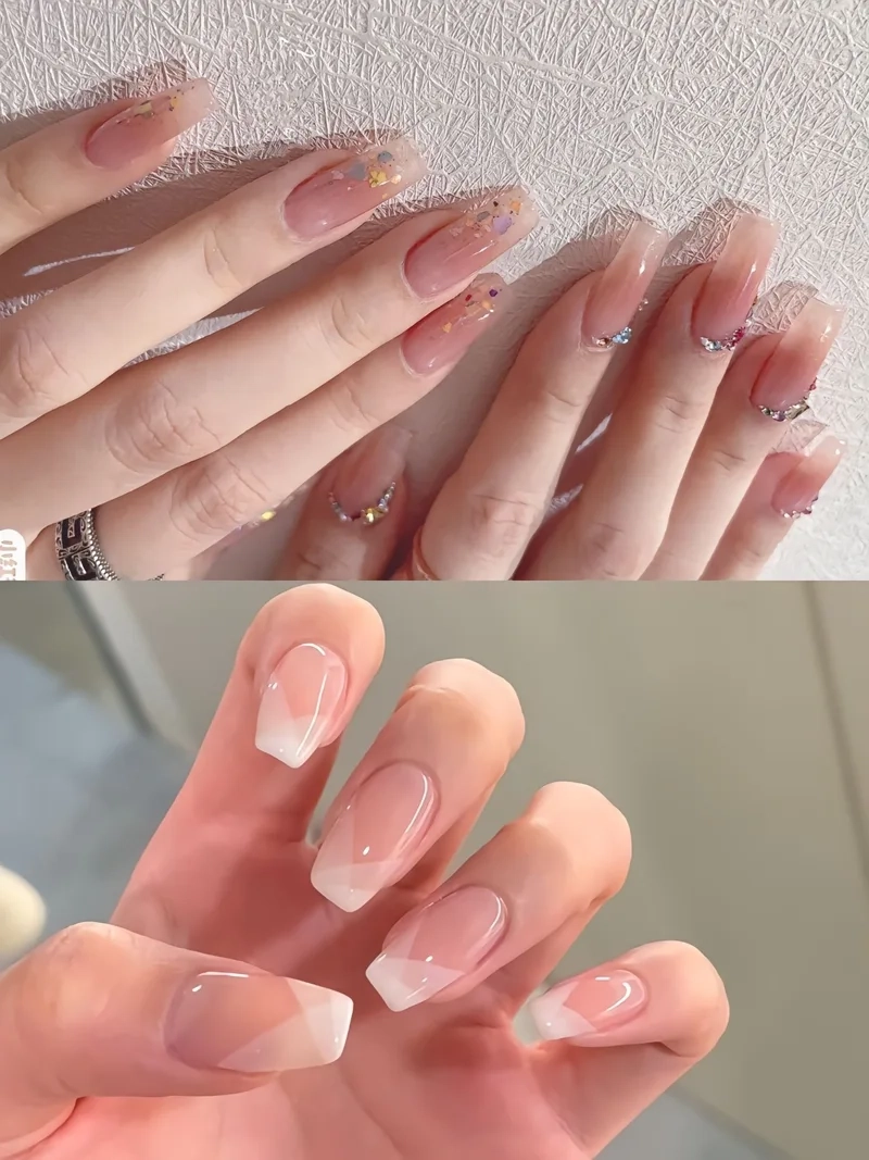 Màu móng hồng thạch đơn giản nhưng vẫn nổi bật trong mọi hoàn cảnh