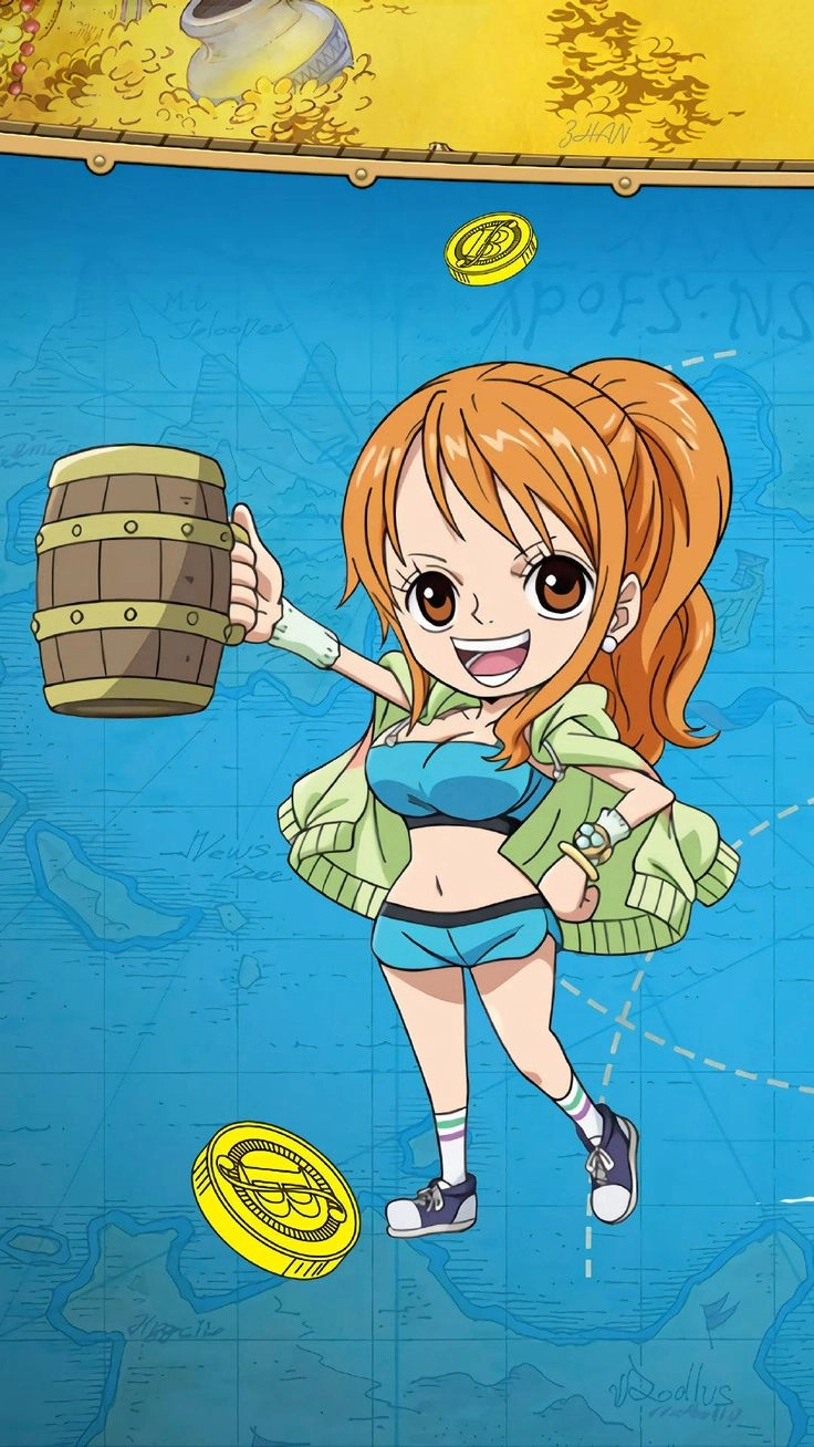 Ảnh Nami Chibi những bức vẽ fanart dễ thương nhất