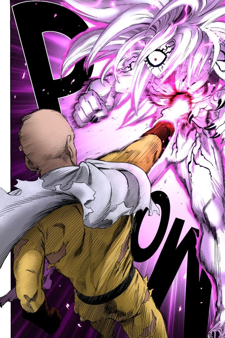 Boros vs Saitama trận chiến cam go nhưng vẫn chưa đủ để làm Saitama nghiêm túc