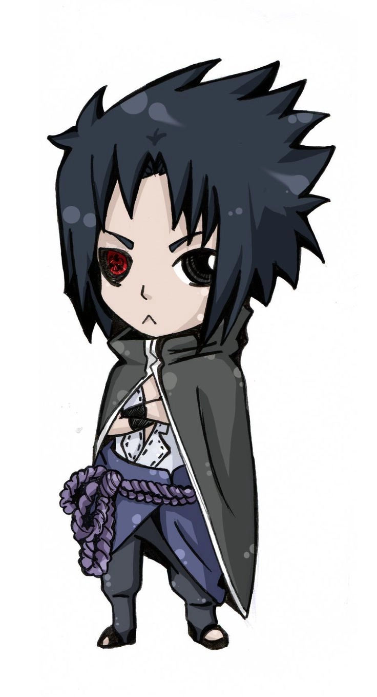 Uchiha Sasuke Chibi vẻ ngoài nhỏ nhắn nhưng mang ý chí kiên cường